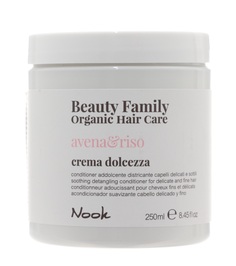 Крем-кондиционер успокаивающий для ломких и тонких волос Crema Dolcezza Avena&Riso 250 мл Nook