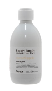 Шампунь разглаживающий для прямых и вьющихся волос Shampoo Zucca&Luppolo 300 мл Nook