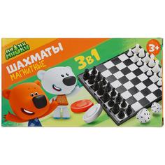 Шахматы, шашки и нарды Играем вместе Ми-ми-мишки, 3 в 1 G049-H37025-R2