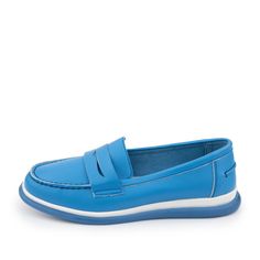 Мокасины женские quattrocomforto 40-12WA-068VT голубые 40 RU