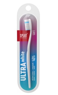 Зубная щетка Splat Professional Ultra White, мягкая, голубая