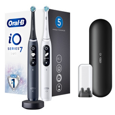 Электрические зубные щетки Oral-B iO 7 DUO Black Onyx White Alabaster