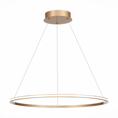 Подвесной светильник светодиодный с кольцом золото ST Luce St604 Out ST604.243.34