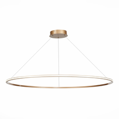 Подвесной светильник светодиодный с кольцом золото ST Luce St604 Out ST604.243.57