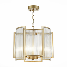 Подвесная люстра со свечами шампань ST Luce Cosenza SL1234.203.03