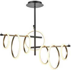 Потолочная люстра на штанге светодиодная с кольцом Vele Luce Bellezza 10038 VL7262L07