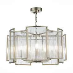 Подвесная люстра со свечами никель ST Luce Cosenza SL1234.103.05