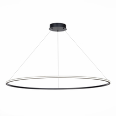 Подвесной светильник светодиодный с кольцом черный ST Luce St604 Out ST604.443.46