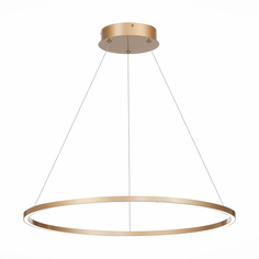 Подвесной светильник светодиодный с кольцом золото ST Luce St605 Down ST605.243.34
