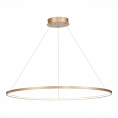 Подвесной светильник светодиодный с кольцом золото ST Luce St603 in ST603.243.46