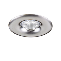 Точечный светильник встраиваемый серый, хром GU10 Lightstar LEVIGO 010014