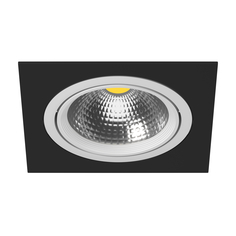 Точечный светильник встроенный черно-белый Lightstar Intero 111 i81706