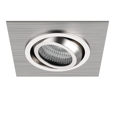 Точечный светильник встраиваемый серый, хром GU5.3 Lightstar SINGO 011601