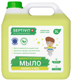 Жидкое мыло для рук Имбирь и мед Septivit Premium 3000 мл
