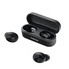 Наушники для компьютера CANYON TWS-1 Black (CNE-CBTHS1B)