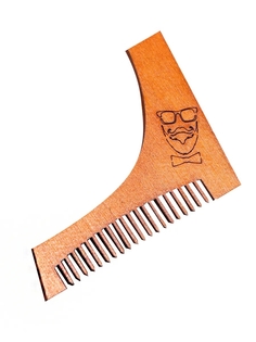 Расческа деревянная DoctorHair Модник для оформления бороды и усов