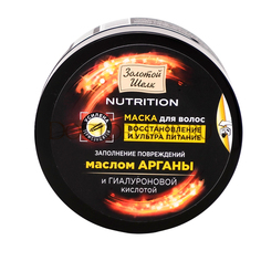 Маска для восстановления и питания волос Nutrition Золотой Шелк 180 мл