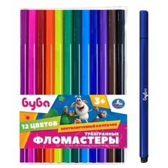 Фломастеры. Буба, 12 цветов Умка