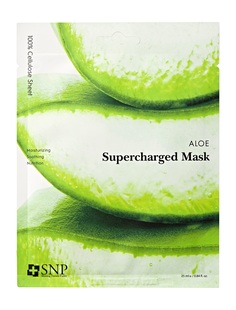 Успокаивающая тканевая маска для лица SNP Aloe Supercharged Mask