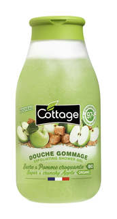 Гель-гоммаж для душа Cottage Exfoliating Shower Gel Sugar&Crunchy Apple с ароматом яблока