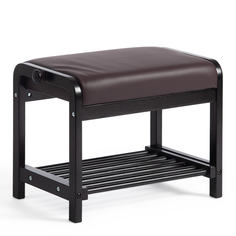 Обувница TetChair AX-1021 венге, экокожа темно-коричневая