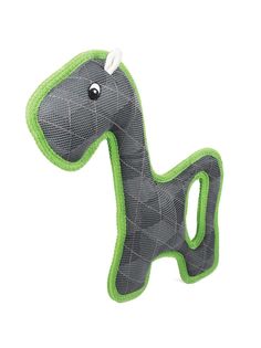 Мягкая игрушка для собак Triol Дино, серый, зеленый, 5 см