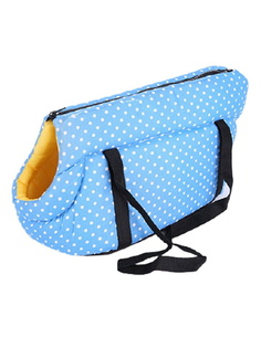Сумка-переноска для кошек и собак Lilli Pet 21x36x21см голубой