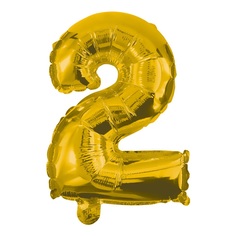 Воздушный шар Procos 2 Party Essentials из фольги золотой