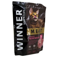 Сухой корм для кошек Winner Pro Meat, телятина, 0.4кг
