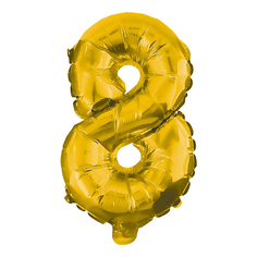 Воздушный шар Procos 8 Party Essentials из фольги золотой