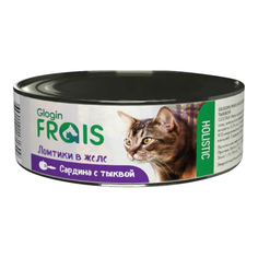 Влажный корм для кошек FRAIS Holistic cat, рыба, тыква, 100г