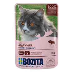 Влажный корм для кошек BOZITA, оленина, 85г