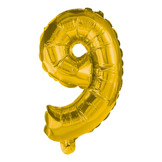 Воздушный шар Procos 9 Party Essentials из фольги золотой