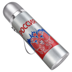 Металлический термос "Россия" 500 мл No Brand