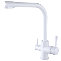 Смеситель для кухни Kaiser Merkur 26044-10 с подключением к фильтру White