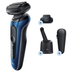 Электробритва Braun Series 6 60-B7200cc Blue