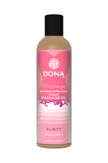 Массажное масло System Jo Dona Flirty Blushing Berry с феромонами 110 мл