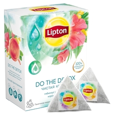 Чай травяной Lipton Do the Detox в пирамидках 1,6 г х 20 шт
