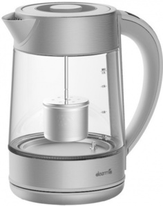 Чайник электрический DEERMA DEM-SH50W Silver