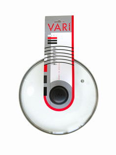Крышка для сковороды VARI, 22см, 79220УП, с металлическим ободом и пароотводом