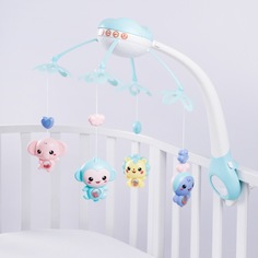 Мобиль для кроватки AmaroBaby Dreamy Wings, голубой, AMARO-29DW/19