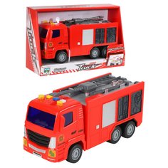 Игрушечная машинка SENYUE TOYS инерционная, Пожарная служба, красный, JB1100370