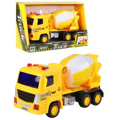 Игрушечная машинка SENYUE TOYS инерционная, Бетономешалка, желтый, JB1100374