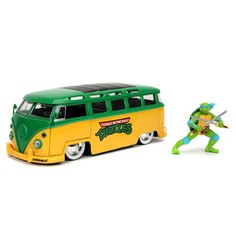 Игровой набор Jada Toys Черепашки ниндзя - Леонардо с автобусом 15 см 113519