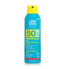 Либридерм Бронзиада солнцезащитный спрей SPF50 с Омега 3-6-9 200 мл Librederm