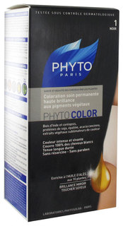 Краска для волос Phytosolba Phyto Color 1 Черный, 60 мл