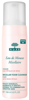 Мицеллярная вода Nuxe Micellar Foam Clancer Face With Rose Petals 150 мл