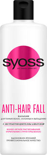 Бальзам для волос Syoss Anti-Hair Fall с экстрактом центеллы азиатской 450мл