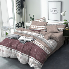 Комплект постельного белья Евро BRAVO Collection наволочка 70*70 4616-1 Финдли