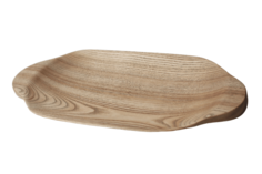 Поднос из ясеня, ручной работы. Цвет "орех" Yasen`